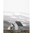 thumbnail image 2 of Straatsma, Leah 12x14 White Modern Wood Framed Museum Art Print Titled - Minimalist House Landscape, 2 of 4