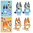 thumbnail image 5 of 30/60pcs Anime Bluey Cartoon Puzzle Stickers Cute Children Diy Color Handbook Sticker Educational Animal Sticker Toy Girl Gift, 5 of 5