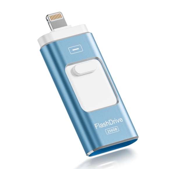 Apple MFi Certified 256GB Flash Drive for iPhone Thumb Drive Photo Stick, USB Memory Stick iPhone Flash Drive for Photos Videos, High Speed Jump Driv