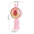 thumbnail image 2 of Portable Rechargeable USB Mini Fan 3 Speed Settings 16 cm Plastic Handheld Fan for Outdoor Student Use, 2 of 6