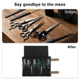thumbnail image 7 of Unique Bargains 1 PCS Scissors Bag Foldable Salons Tool Pouch with Multi-Pockets for Hair Stylists Black, 7 of 7