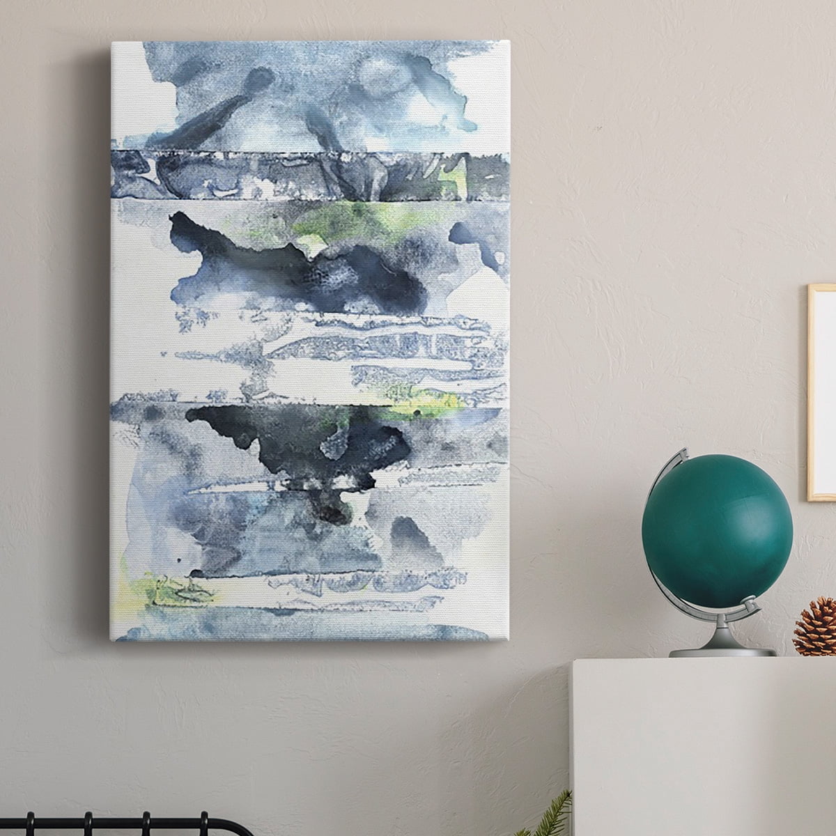 Blue Memories II Premium Gallery Wrapped Canvas - Ready to Hang