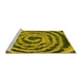 thumbnail image 2 of Ahgly Company Machine Washable Indoor Rectangle Abstract Yellow Modern Area Rugs, 5' x 7', 2 of 4