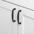thumbnail image 3 of GlideRite 3-3/4 in. Center Classic Cabinet Pull Handles, Matte Black, Pack of 5, 3 of 3