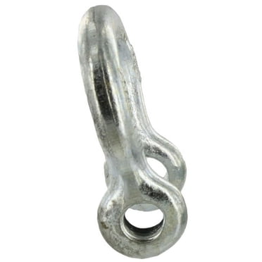 4x 3/8" Anchor Shackles With Galvanized Screw Pin – 1 Ton Load Limit – WX Brand, Strong & Rust-Resistant