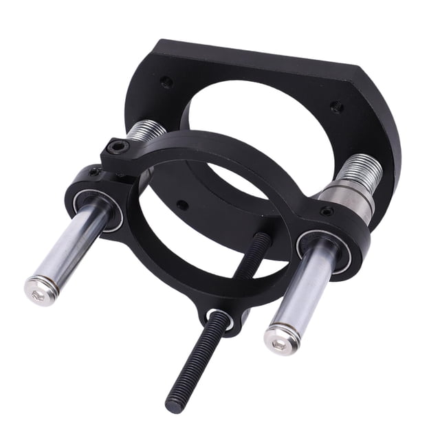 Router Lifting Base, Aluminum Alloy Body Electric Router Lift Base Accurate Adjustment for Trimming for 64-66mm Dia Motor