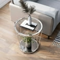 thumbnail image 2 of Furniture of America Miffa Contemporary Metal 1-Shelf End Table, 2 of 5