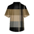 thumbnail image 2 of Scrub Tops Men Plus Size Classic Office Scrubs Mens Summer Short Sleeve Deep V Neck, 2 of 3