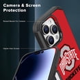 thumbnail image 5 of Apple iPhone 16 Pro Max (6.9) - Licensed NCAA of Ohio State University Buckeyes Logo on Red Textured Dual Layer Case, 5 of 5