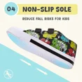 thumbnail image 5 of FUNCOO PLUS Kids Light Up Sneakers Toddler Boys Canvas Shoes, Skeleton Dinosaur, Size 6, 5 of 7