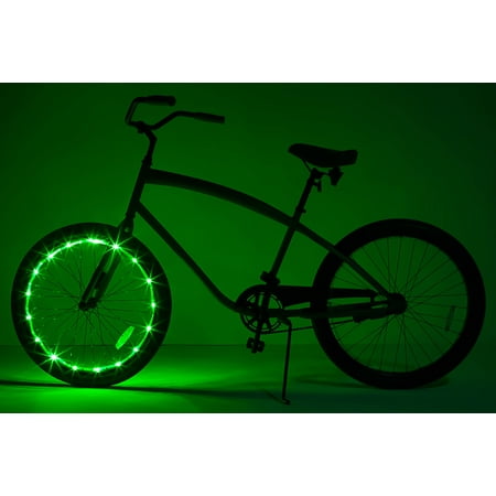 Brightz, Ltd. Green Wheel Brightz LED Bicycle Wheel Accessory (for 1 ...