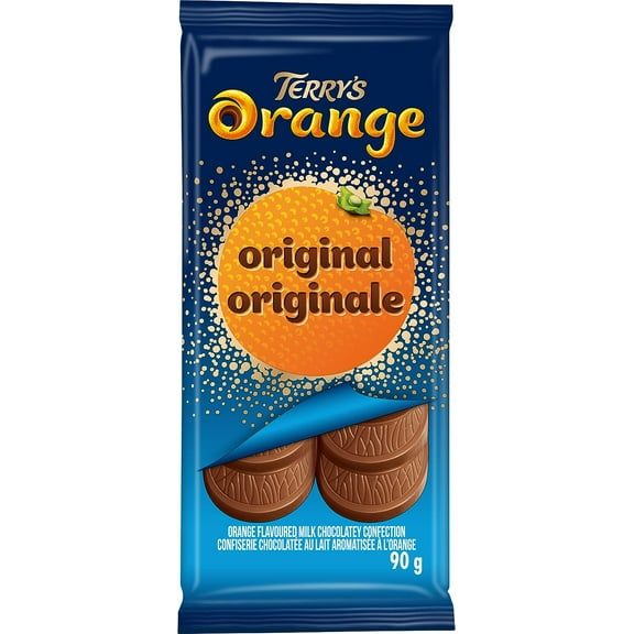 Terry's Orange Original Milk Chocolate Bar, 90g/3.2 oz
