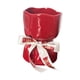 thumbnail image 2 of Jarrón de cerámica con arreglo floral, accesorio floral, adorno de escritorio, regalo de San Valentín. Rojo, 2 of 9