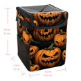 thumbnail image 5 of Pumpkin Foldable Car Trash Bin with Lid, Leak-proof Mini Trash Can, Hanging Storage Bag for Car, 5 of 6