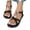 Black, variant on Tbopshirt Flat Sandals for Women Summer Orthotic Flip Flops Comfortable Open Toe Trendy Casual Beach Vacation Bohemian