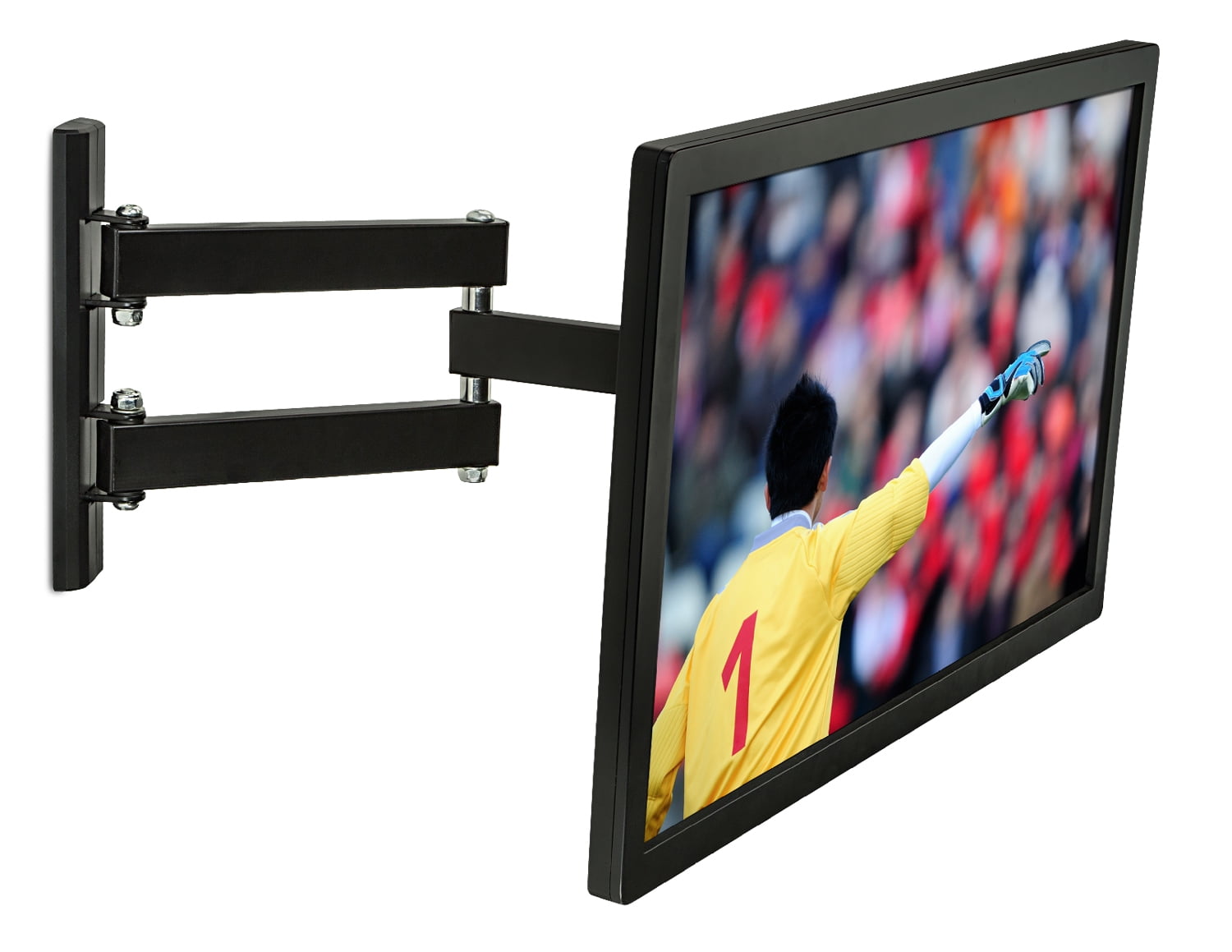 Mount-It! Full Motion TV Wall Mount, 27" to 42" TVs, Capacity 66 lbs.