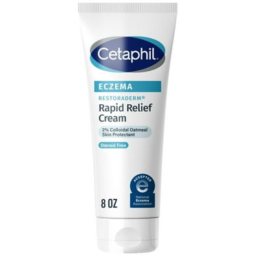 Cetaphil Restoraderm Rapid Relief Cream for Eczema Prone Skin, Unscented, 8 fl oz