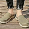 thumbnail image 6 of LIJCC Womens Mens Orthopedic Slippers with Arch Support Canvas House Slipper with Suede Slip On Clog Indoor Outdoor House Shoes with Anti-Skid Rubber Sole, 6 of 7