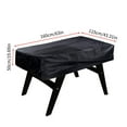 thumbnail image 4 of Foosball Table Cover Heavy Duty Waterproof Dustproof | Universal Fit 160x110x50cm | Outdoor Indoor Game Table Protector | UV Resistant | Black 210D Fabric | 1 Pack, 4 of 6