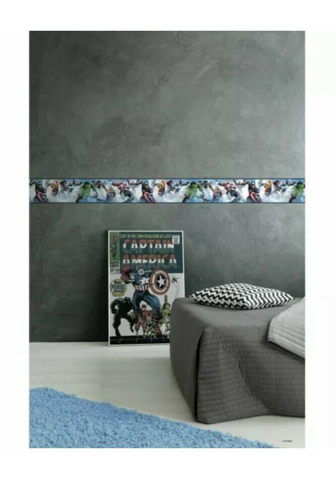 RoomMates Avengers Peel and Stick Wallpaper Border