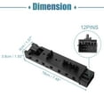 thumbnail image 4 of Interruptor de asiento eléctrico Unique Bargains para Ford F-550 F-450 F-350 Explorer Mercury Mountaineer Lincoln 9L3T14B709FAW, 4 of 8