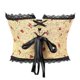 thumbnail image 5 of Bodysuit Encaje Y Impresión Floral Patchwork con Forma de Cierre para el Uso Casual de las Mujeres, 5 of 8