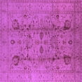 thumbnail image 1 of Ahgly Company Indoor Square Oriental Purple Industrial Area Rugs, 5' Square, 1 of 4