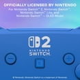 thumbnail image 3 of Turtle Beach Afterglow Wave Wireless RGB Gaming Controller (Blue) - Officially Licensed for Nintendo Switch 2, Nintendo Switch - Customizable Lighting, TMR Sticks, RBG, 3 of 17