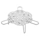 thumbnail image 1 of Rejilla de vapor plegable de acero inoxidable para ollas, inserto multifuncional para ollas de vapor, salvamanteles para cocinar y hornear., 1 of 6