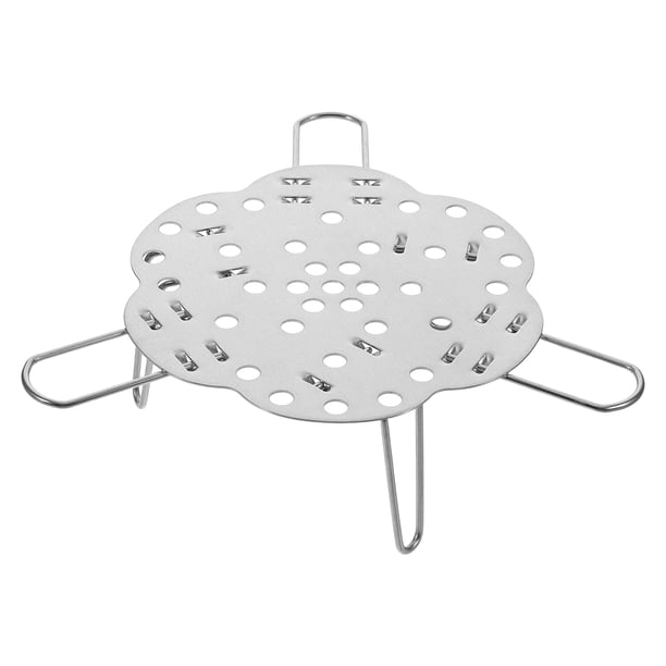 Rejilla de vapor plegable de acero inoxidable para ollas, inserto multifuncional para ollas de vapor, salvamanteles para cocinar y hornear.