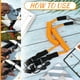thumbnail image 5 of Naiovety Paquete de 2 Kayak Paddle Leash Cuerda Elástica Canoa Caña de pescar Lazo de seguridad Cordón Hebilla de cinturón Accesorios para Ropa Deportiva, Zapatos Naranja, 5 of 6