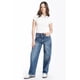 thumbnail image 1 of Jeans tipo barrel Juvenil, 6853 (Mezclilla tono medio) azul 1, 1 of 3