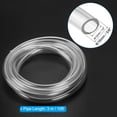 thumbnail image 2 of Uxcell Tubo de Vinilo Transparente, Manguera de PVC Plástico Flexible con 2 Abrazaderas 1/2" ID x 5/8" OD x 10 Ft Longitud, 2 of 5
