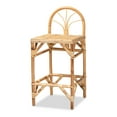 thumbnail image 2 of Bali & Pari Natural Rattan BOHO Counter Stool with Seville Design, Dining Room (Set of 1), 2 of 8