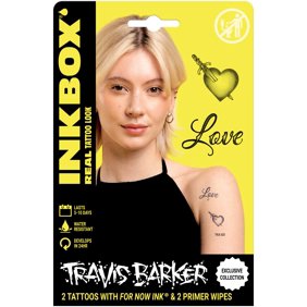 Inkbox Temporary Tattoos, Love Sword, 2 Pack