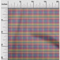 thumbnail image 1 of oneOone Viscose Chiffon Fabric Madras Check Print Fabric BTY 42 Inch Wide, 1 of 3