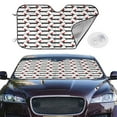 thumbnail image 2 of Balery Christmas Dachshund Print Car Windshield Sun Shade,Windshield Sunshade for Car Pickup Truck SUV Accessories-Small, 2 of 7