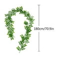 thumbnail image 3 of Bfogop Artificial Vines Ivy Garland 6Ft Fake Hanging Twigs Vine Plants Faux Green Grape Leaves Greenery for Indoor Outdoor Home Office Garden Wedding Table Spring Decor, 3 of 9