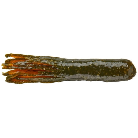 Big Bite Baits 3 1/2 inch Tour Tube (Black Blue/Smoke Silver Firetail)