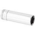 thumbnail image 1 of SK Tools USA 41707 Unidad de 1/4", 11 mm, 6 puntos, enchufe chapado en cromo profundo |, 1 of 4