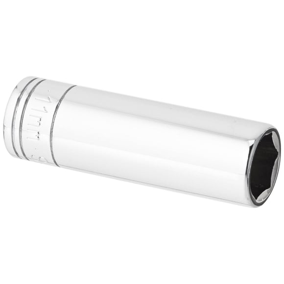 SK Tools USA 41707 Unidad de 1/4", 11 mm, 6 puntos, enchufe chapado en cromo profundo |