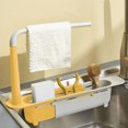 thumbnail image 2 of Soporte de esponja de cocina, organizador, soporte de esponja telescópico para almacenamiento, adecuado para 32-45 cm kaili Sencillez, 2 of 3