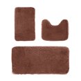 thumbnail image 5 of Bath Mats 3 Set, Bathroom Rug for 3 Pcs Toilet Mats Universal Soft Comfortable Water Absorption Non-Slip Thick Machine Washable Easier To Dry Bath Mats for Bathroom, 5 of 8