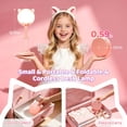 thumbnail image 2 of One Fire Cute Pink Cat Desk Lamp, Foldable Rechargeable LED Dorm Lamp for Girls, Kawaii Kids Desk Lamp with 9 Brightness Levels, 2 of 8