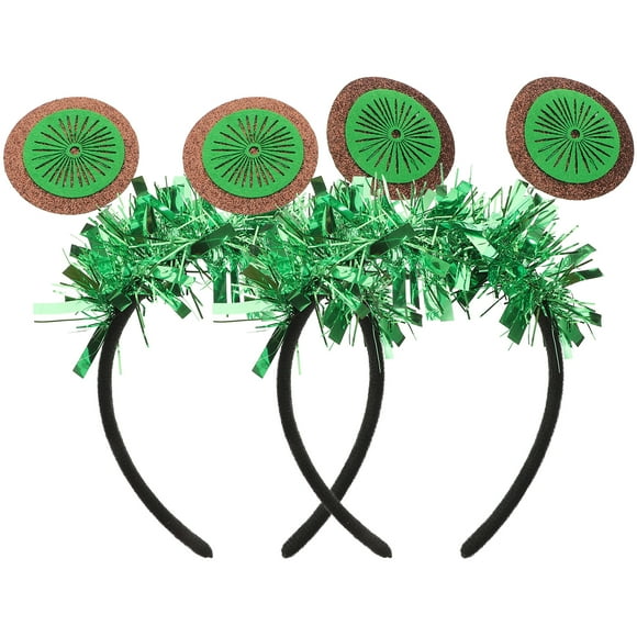 2 tocados creativos Kiwi para el cabello, decoración para el cabello de fiesta, color verde