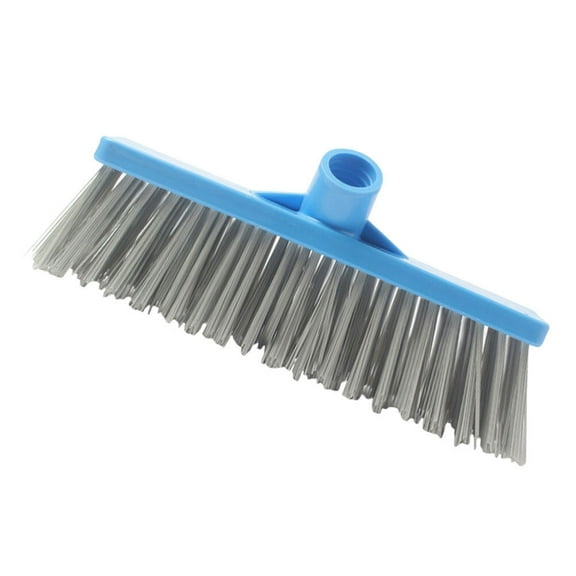 Long Handled Scrub Brush for Cleaning Scrubber Single Head Broom Blue