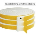 thumbnail image 3 of Door Weather Stripping-3 Rolls, 1/2 Inch Wide X 1/2 Inch Thick Total 20 Feet Long, Adhesive Foam Seal Tape for Window Insulation(6.5ft x 3 Rolls), 3 of 10