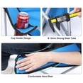 thumbnail image 6 of REDCAMP Portable Camping Chair with Canopy Heavy Duty Outdoor Folding Chair with Shade 600D Oxford for Beach Fishing Lawn Picnic Blue, 6 of 8
