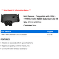 thumbnail image 2 of MAP Sensor - Compatible with 1994 - 1999 Chevy K2500 Suburban 6.5L V8 1995 1996 1997 1998, 2 of 2