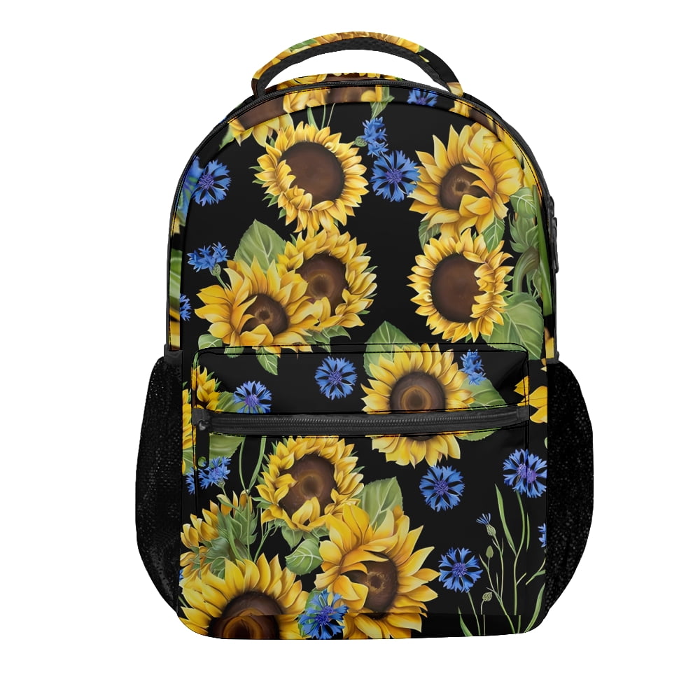 Sunflowers Bookbags For Unisex,Backpacks',Book Bags For Teenage Girls ...